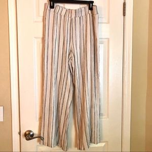 Apt. 9 Neutral Stripe Palazzo Pants